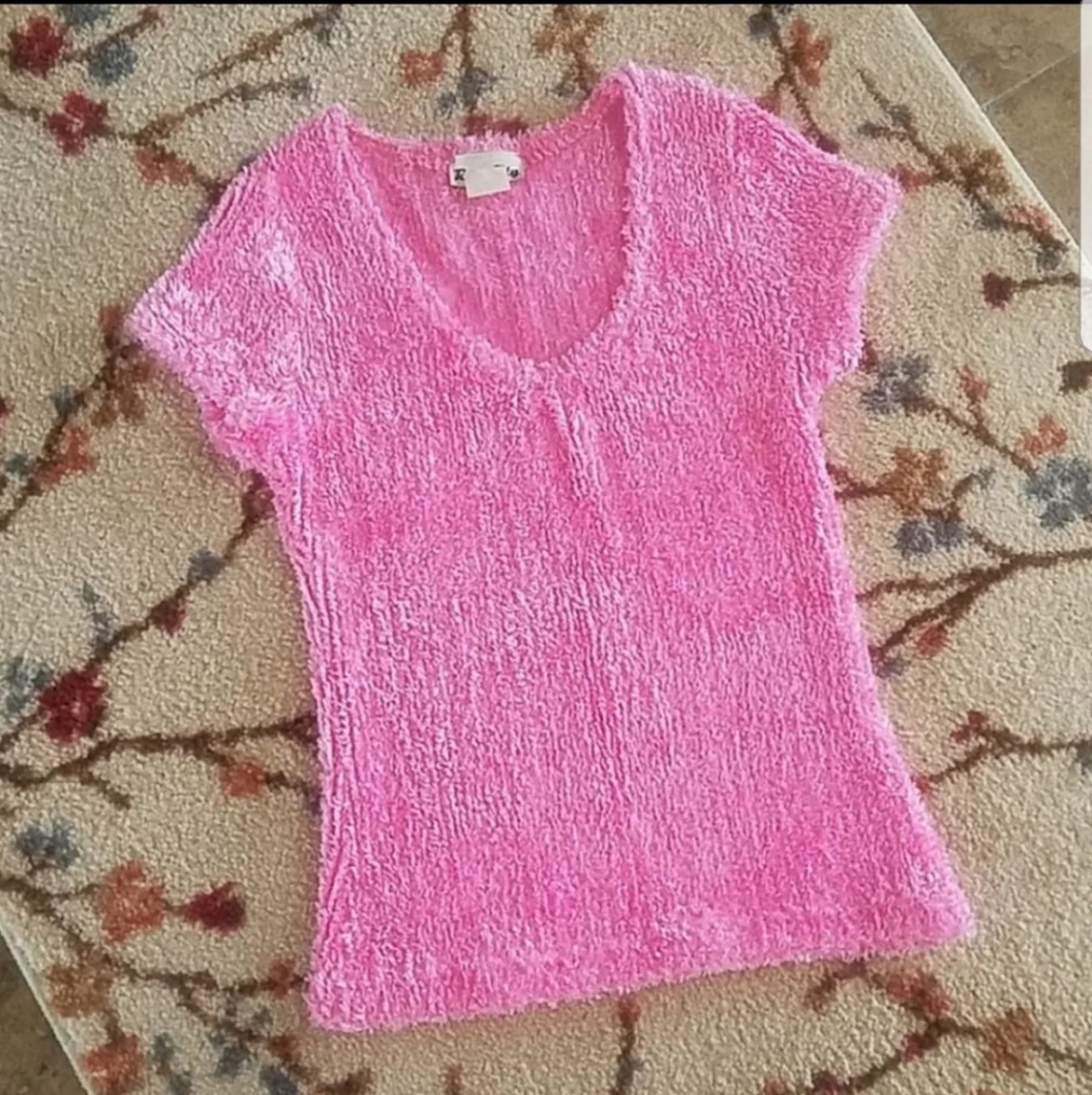 🍓HUGE SALE🍓Pink Rave City cozy top NEW